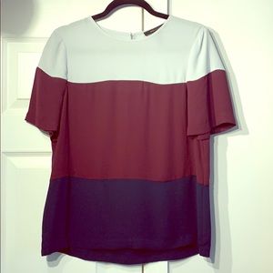 BCBG Colorblock Blouse